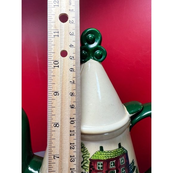 Metlox PoppyTrail Provincial Vernon Homestead Tea Coffee Pot Ceramic USA Vintage - Picture 9 of 9